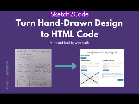 Using Sketch2Code to Convert Drawings to HTML  Upwork