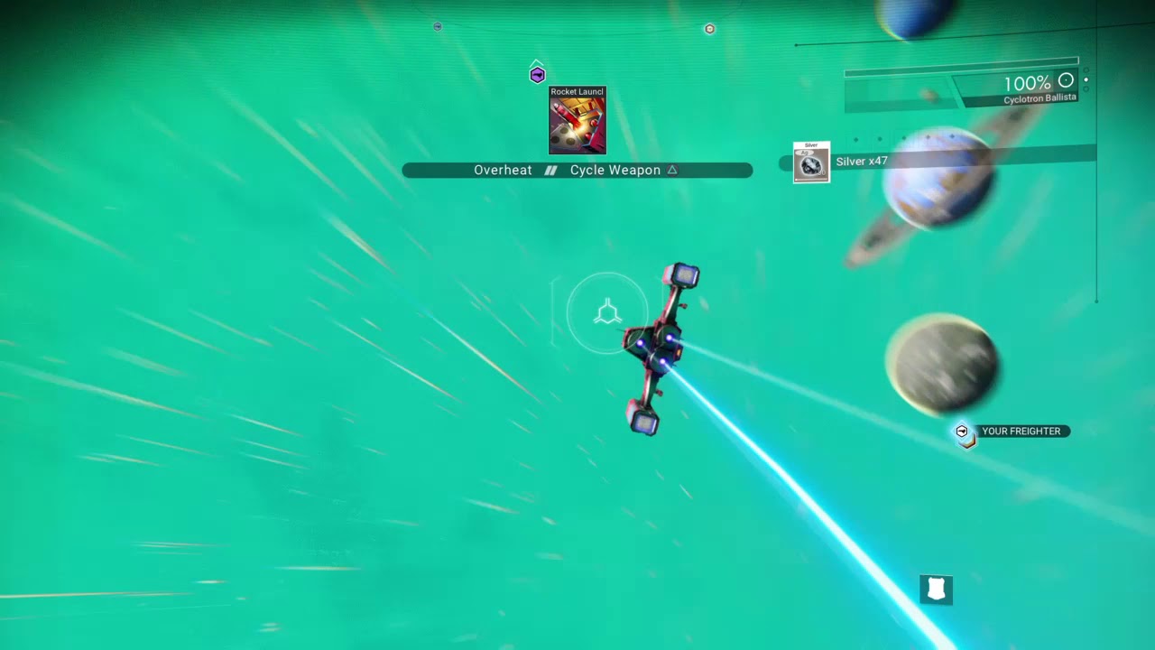 No Man's Sky, asteroid mining at high speed - YouTube