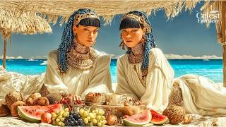 Royal Egyptian Beach Retreat | Ancient Egyptian Relaxing Music &amp; Fantasy Art Journey