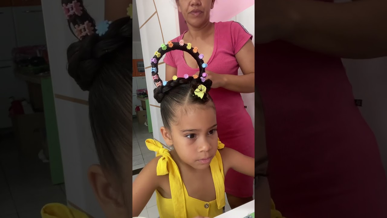 Penteado maluco cesta de bombons bem fácil de fazer