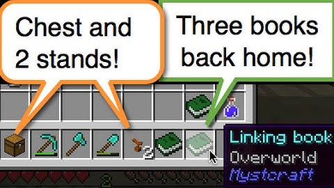Mystcraft 1.6.4/1.7.2/1.7.10 Tutorial: Part 2: Safe travel to a new random world