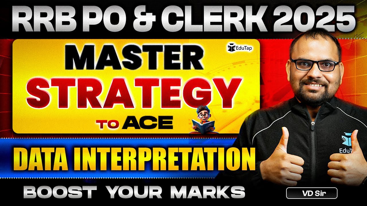 RRB PO & CLERK Quant Preparation Strategy 2025 | Data Interpretation ...