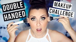 Double Handed Makeup Challenge