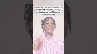Some men are very wicked. Therefore, be vigilant. Adekye3 Mu Nsem - Dr. Irene! Some men are very wicked. Therefore, be vigilant. Adekye3 Mu Nsem - Dr. Irene!