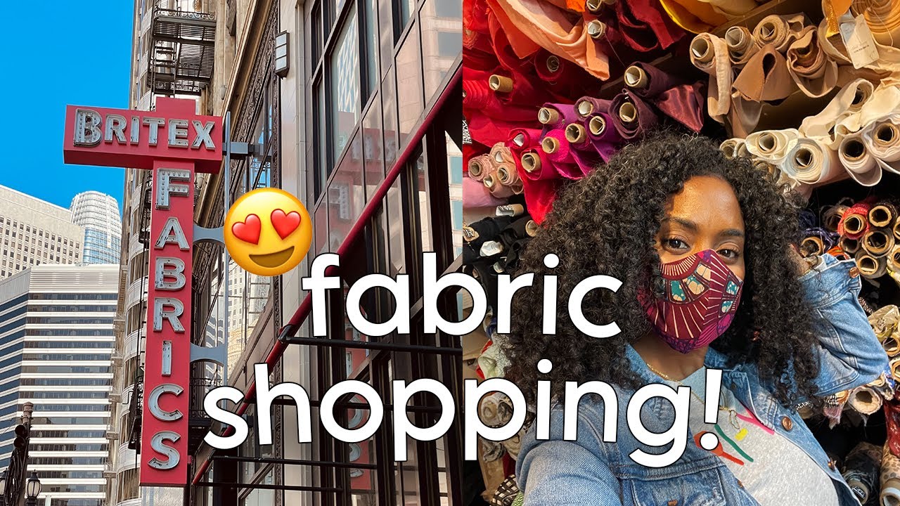 Visiting Britex Fabric Store in San Francisco + Mini Fabric Haul YouTube