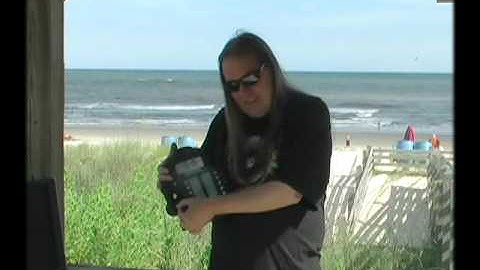 Me and My Bent Robot @ The Beach for Summer Vacation in NC Having an Orgy Of Noise (July 4, 2010)
