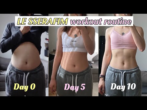Fat Burning with INTENSIVE 'LE SSERAFIM' Workout Routine in 10 DAYS 🔥 -135 Calories (K-pop workout)