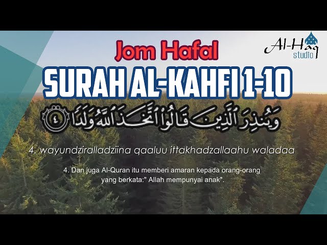 Jom Hafal : Surah Al-Kahfi 1-10 | Rumi & Terjemahan class=