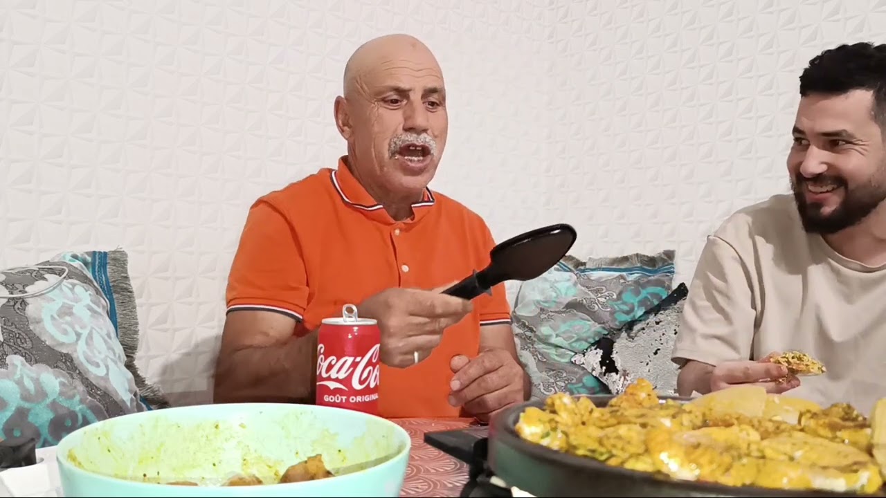 عمي حماد تعشى بالراكليط Raclette و المخ مع البيض