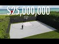 INSIDE A $25,000,000 MIAMI MANSION WITH A BASKETBALL COURT ON THE BEACH!