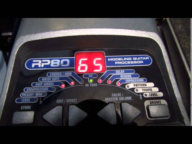 ギター Digtech RP80 Digitech RP80 Pedal Demo - YouTube