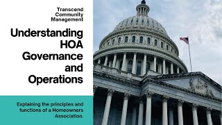 HOA Governance - How does an HOA function