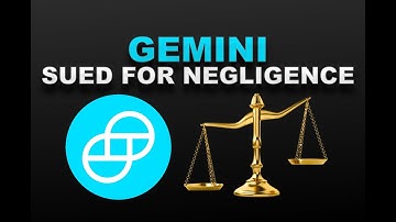 Gemini Sued for Negligence over Crypto Custody Account Hack