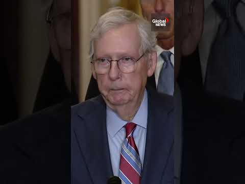 Mitch McConnell Freezes Mid-sentence, Is Escorted Away During News Conference