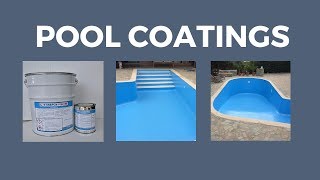 Pool Coatings  Explaining how to use and apply them