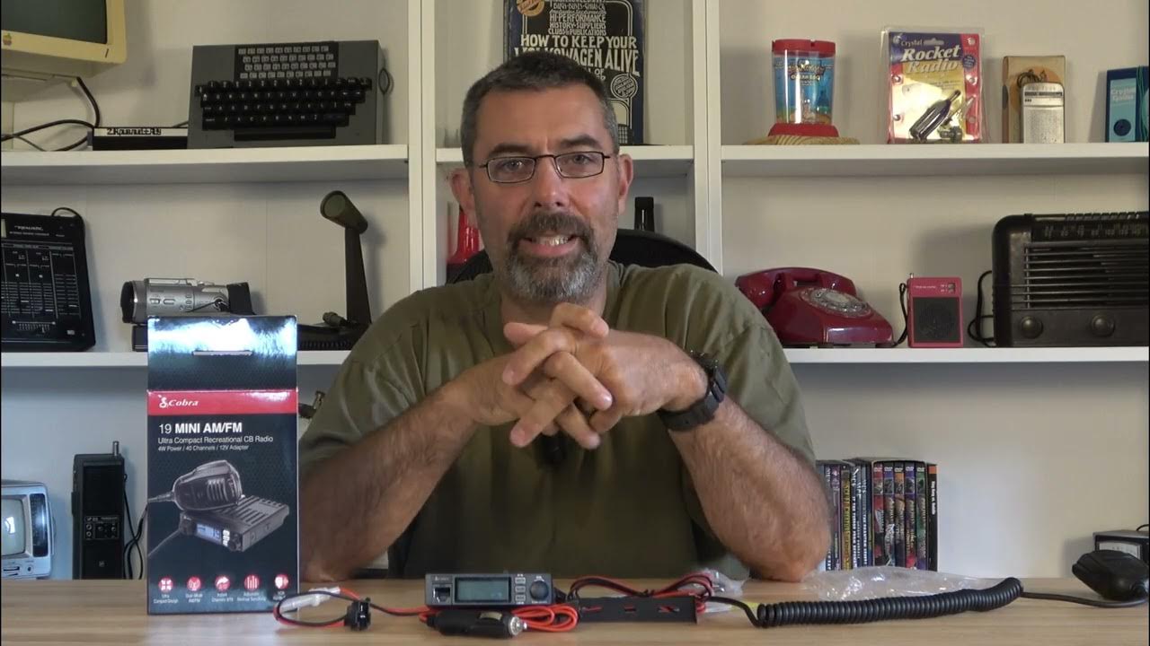The New Cobra 19 Mini AM/FM And Small Enough To Fit In Any Car! YouTube