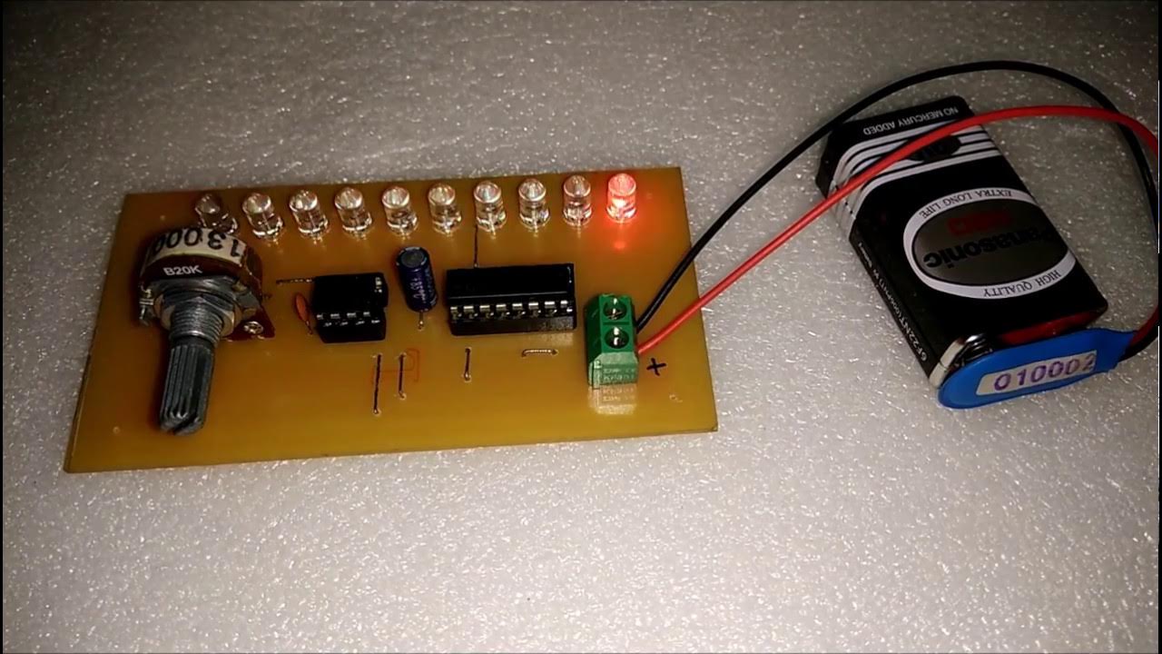 Rangkaian Running LED Sederhana - YouTube