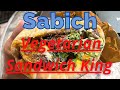 Sabich, The King of Vegetarian Eggplant Sandwich. Jerusalem 4K