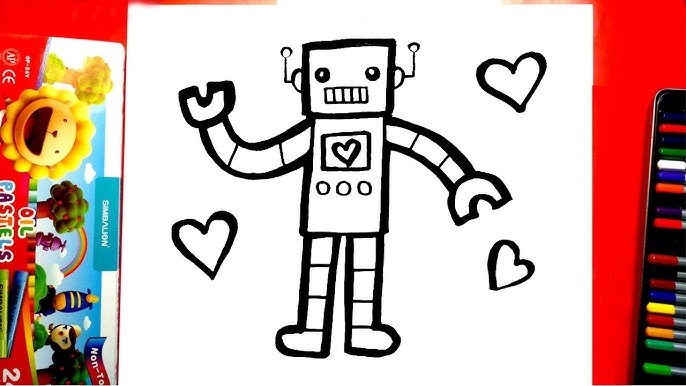 VẼ ROBOT ĐƠN GIẢN | Cách vẽ Robot đơn giản đẹp nhất - YouTube Vẽ Robot Đơn Giản | Cách Vẽ Robot Đơn Giản Đẹp Nhất - Youtube
