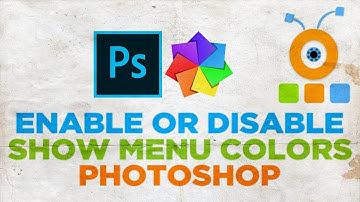 How to Enable or Disable Show Menu Colors in Photoshop