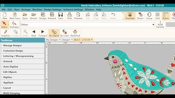 2-1 Getting Started - Opening Designs in Hatch Embroidery