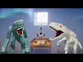 Surviving The Distortus Rex on a Jurassic Wasteland in Minecraft