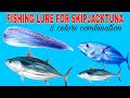 DIY: Fly lures/5 Colors Combination for  Skipjacktuna (Fishing and Tutorial 2)