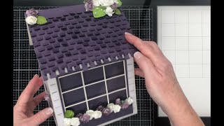 Assembly Tutorial for the House box that holds a Mini Album (with a Mini Album tutorial included)