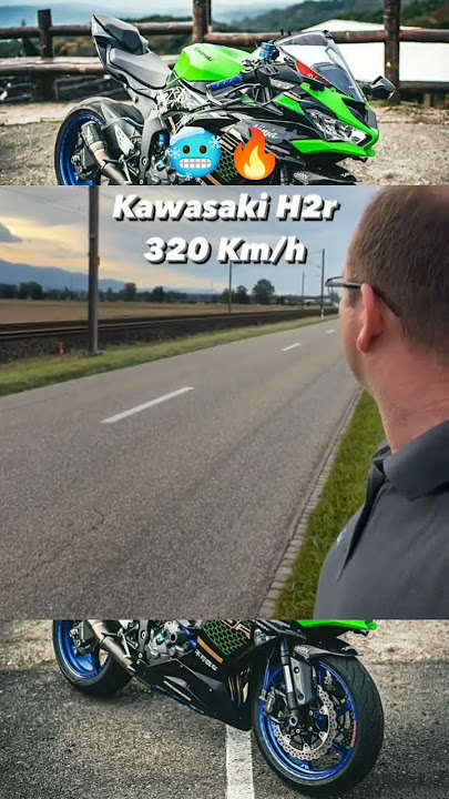 NGERI KAWASAKI H2R😁Gak Kelihatan🤔⁉️ #motovlog #zx25r #viral