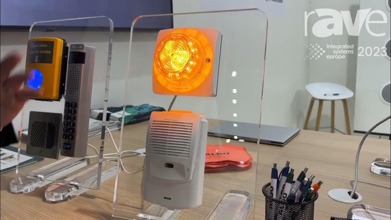 ISE 2023 Algo Highlights 8138 IP Strobe Light for Alerts/Notifications in Loud Environments