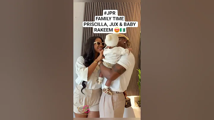 PRISCILLA, JUX, and RAKEEM, FAMILY TIME 😍 #nigeria #jpr #jp #jp2025 #shorts #GlamGossip