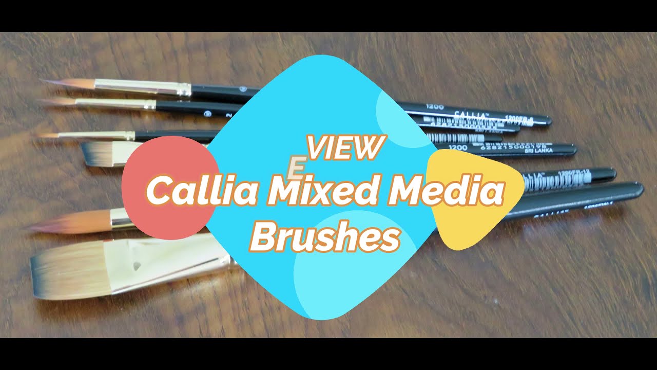 Willow Wolfe Callia Artist Brushes - Watercolor Dagger Set – Multimedia  Artboard