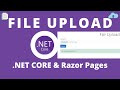 File upload in aspnet core  how to save a file in c and aspnet core razor pages