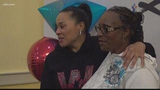 South Carolina's Dawn Staley honors grandparents