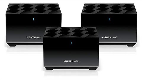 NETGEAR Nighthawk Tri-Band Whole Home Mesh WiFi 6 System (MK83) – AX3600 Router with 2...