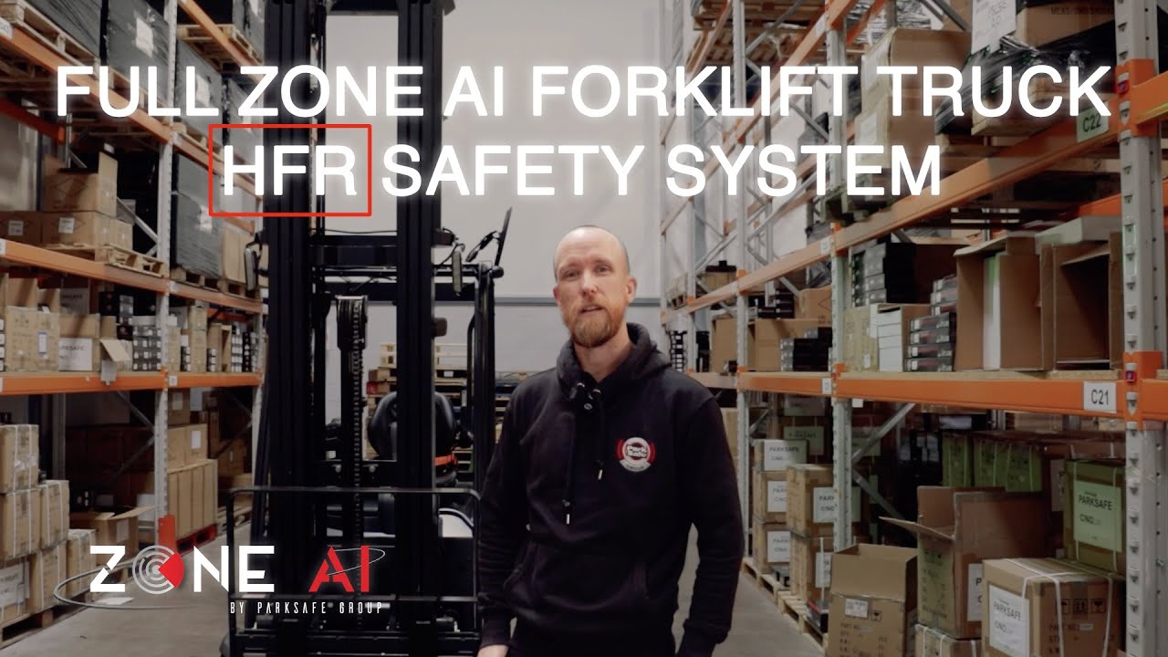 Full ZONE AI Human Form Recognition (HFR) System Fitted to Forklift Truck | Forklift Camera System