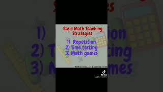 Basic Math Learning Strategies #shorts #fyp #math #learn #strategy #school #university #tutor #smart
