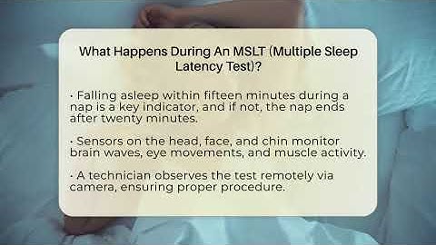 What Happens During An MSLT (Multiple Sleep Latency Test)? - Sleep Apnea Support Network