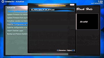 AB IPBox Prismcube Ruby - Cómo actualizar nuestra lista de canales por usb.