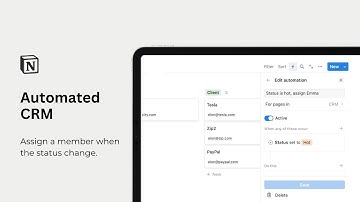 Automated Notion CRM