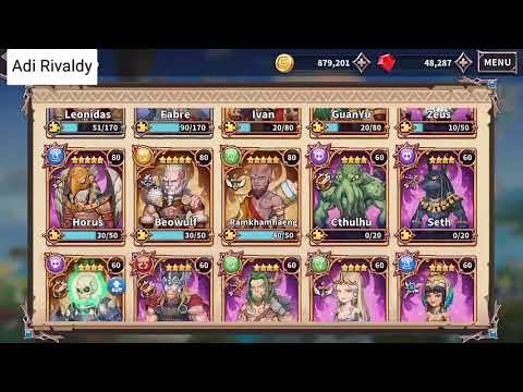 With Heroes Idle RPG - Spend 26.000 Jewelry & 3.500 Coin - Open 40 Premium Hero Chest