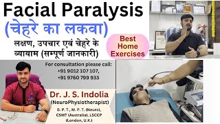 Facial Paralysis (चेहरे का लकवा) Symptoms, Treatment and Home Exercises