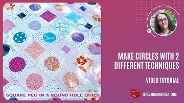 Make circles with 2 different techniques video tutorial