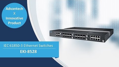 EKI-8528: IEC 61850-3 Ethernet Switch, Advantech (EN)