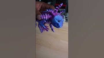 Robo Axolotl vs Classic Axolotl 🦾🐟 | 3D Printed on the Bambu Lab H2S #3d