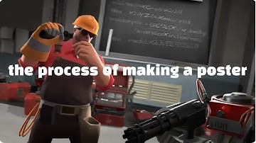 A video of the process of making a poster (SFM)
