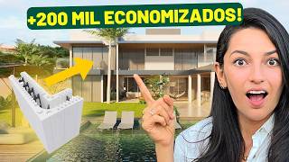 CASA de ISOPOR (ICF) ECONOMIZOU 200 MIL PRO CLIENTE | TOUR pela obra