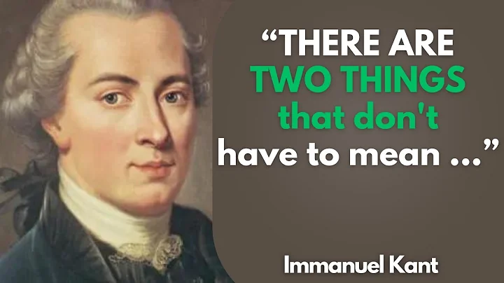 Immanuel Kant Most Famous Quotes About Life, Motivation & Ethics !!!