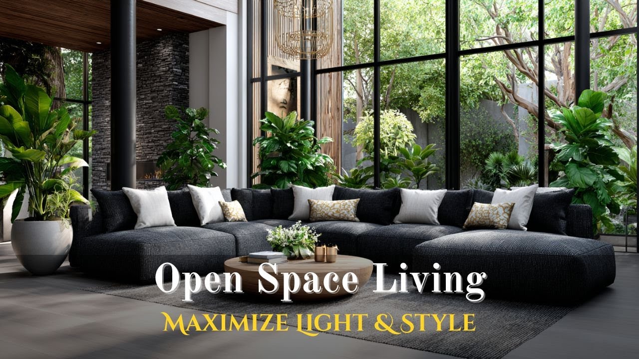 Open Space Living Interiors Design Ideas That Maximize Light, Flow & Stylish Comfort