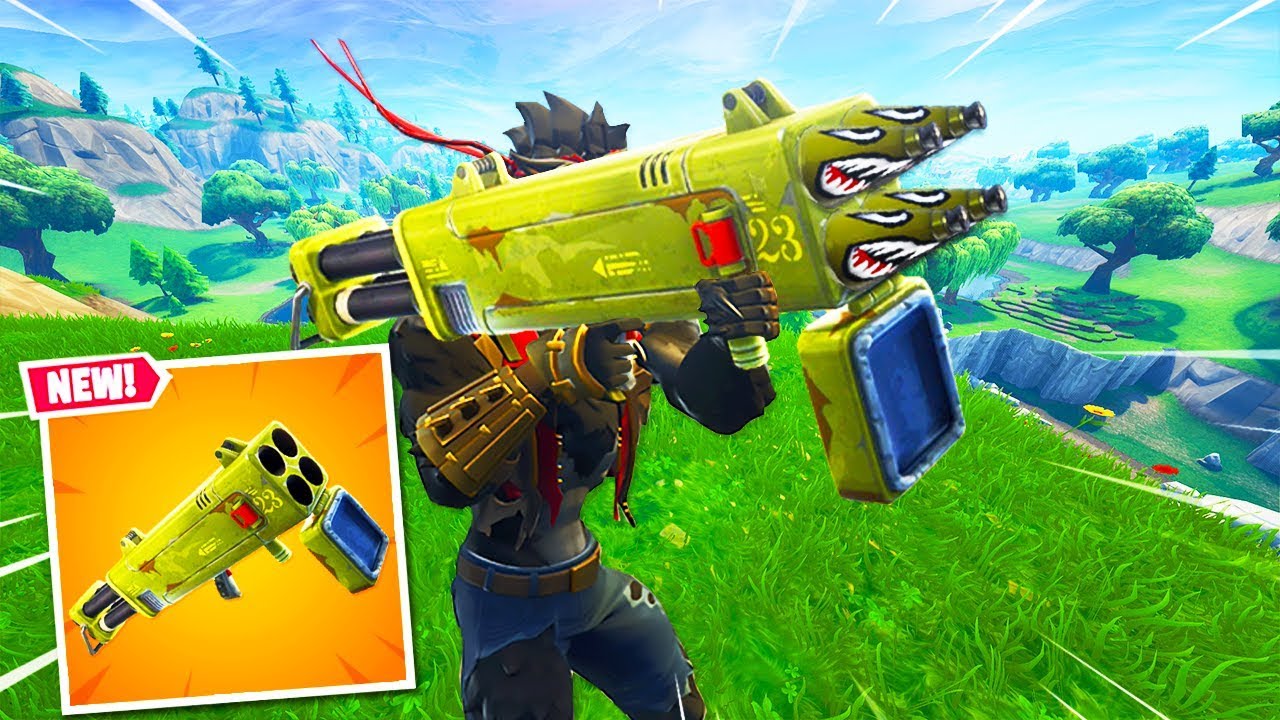 FINALLY.. New QUAD LAUNCHER in Fortnite! - YouTube